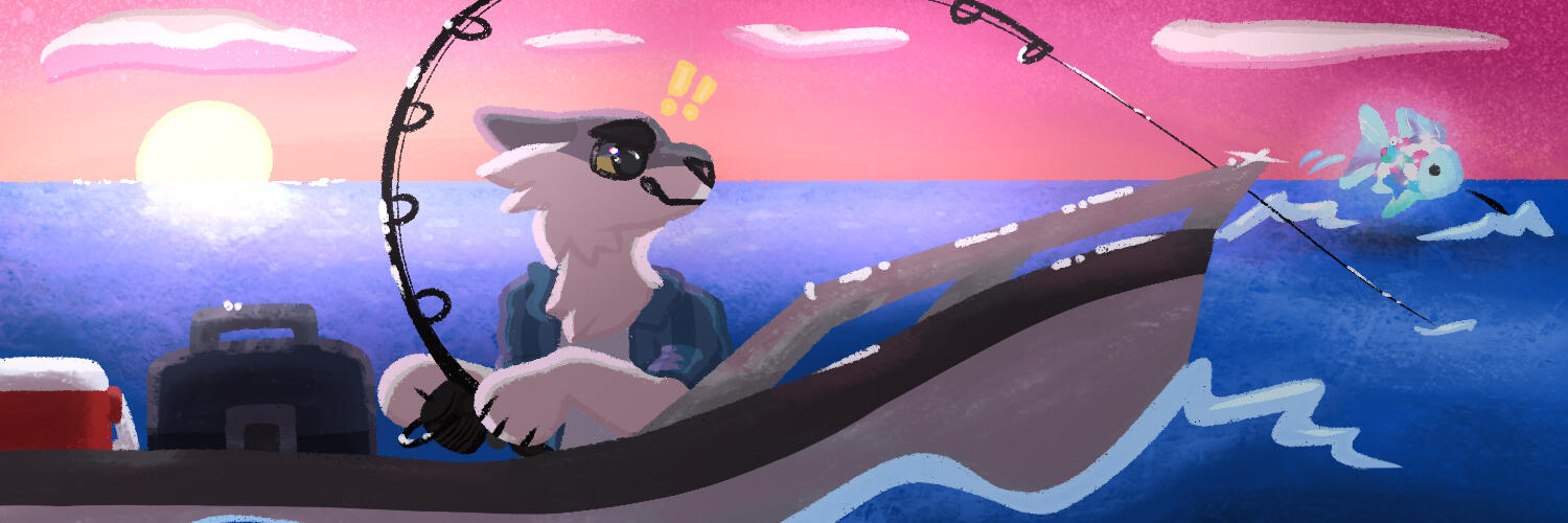 Gone Fishing Banner Comm